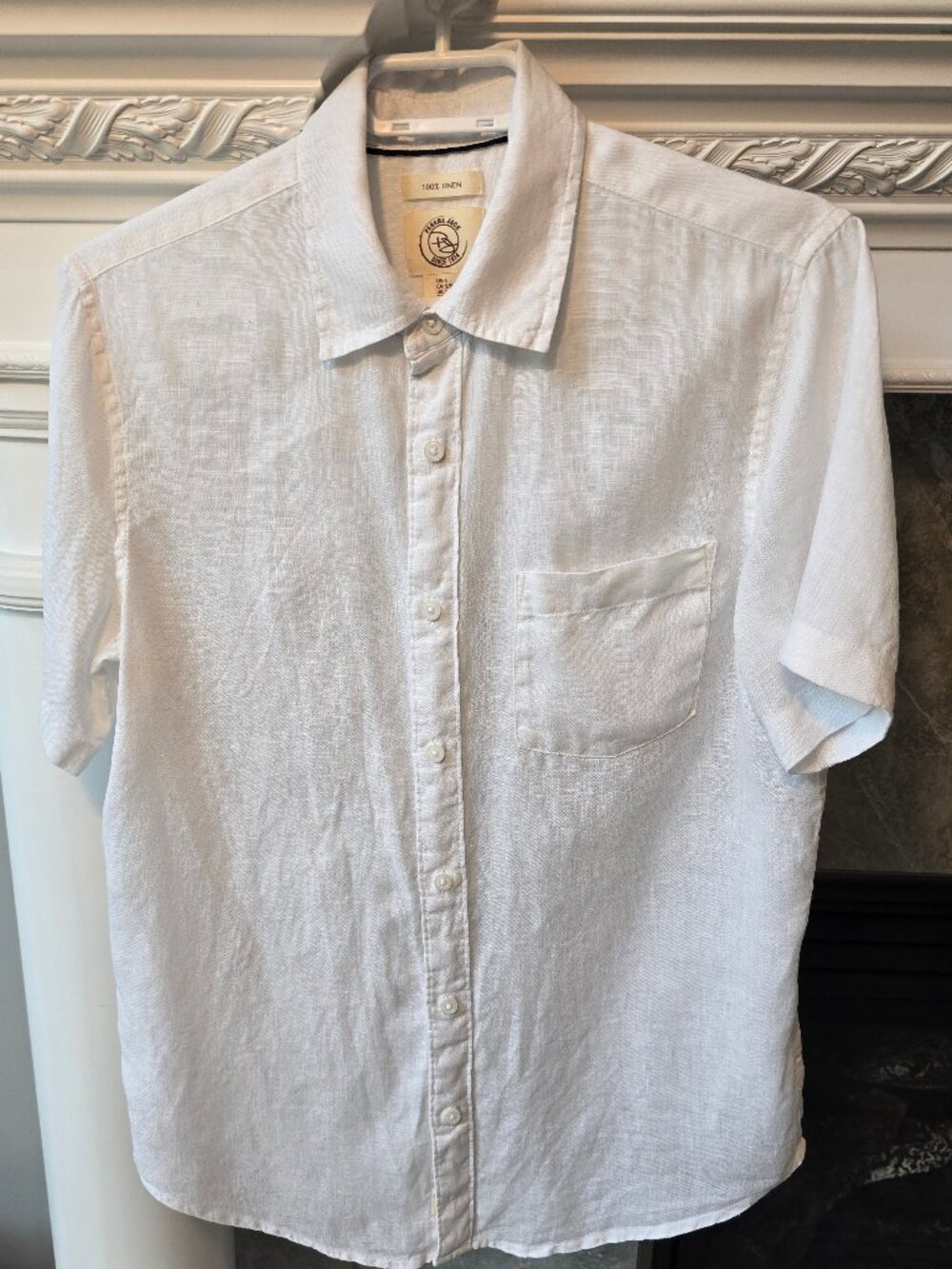 Perry Ellis Int. Panama Jack short sleeve mens linen size  small